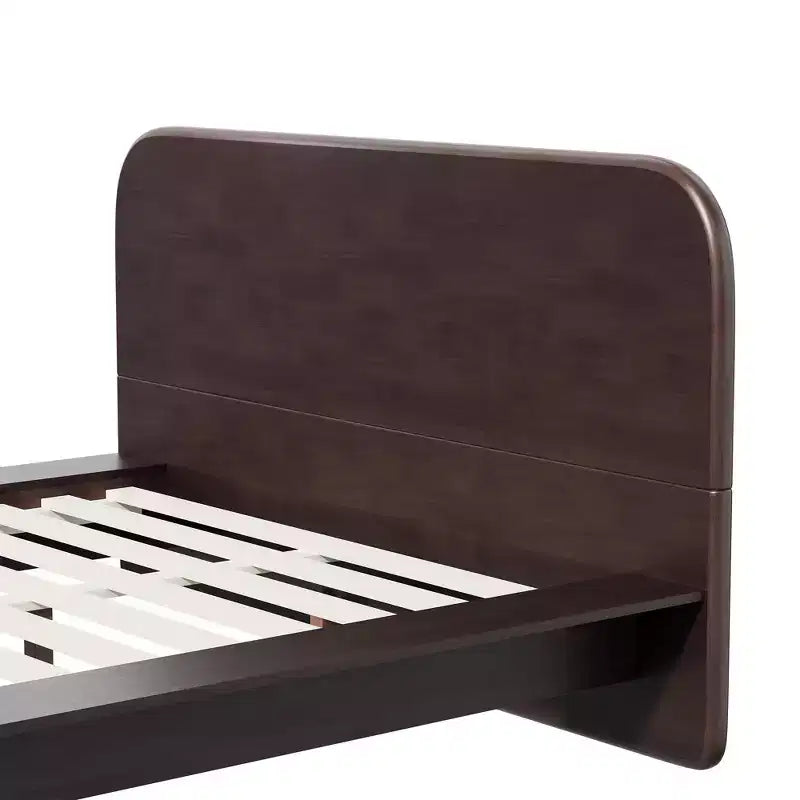Christopher Knight Home Taro Modern Wooden Platform Bed Frame with Rounded Headboard