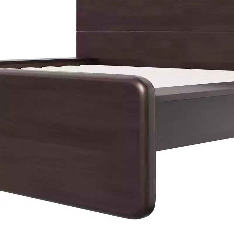 Christopher Knight Home Taro Modern Wooden Platform Bed Frame with Rounded Headboard