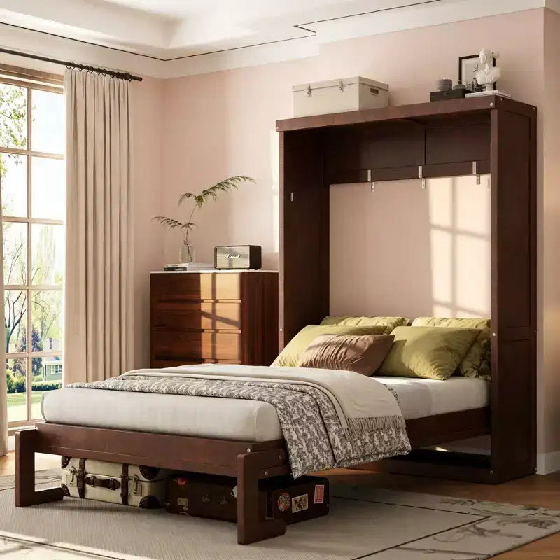 Luxystar Modern Folding Murphy Bed for Apartment, Living Room and Guest Room