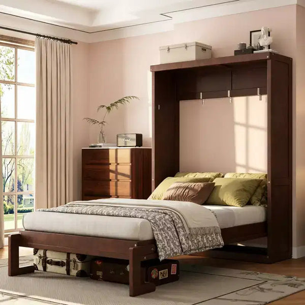 Luxystar Modern Folding Murphy Bed for Apartment, Living Room and Guest Room