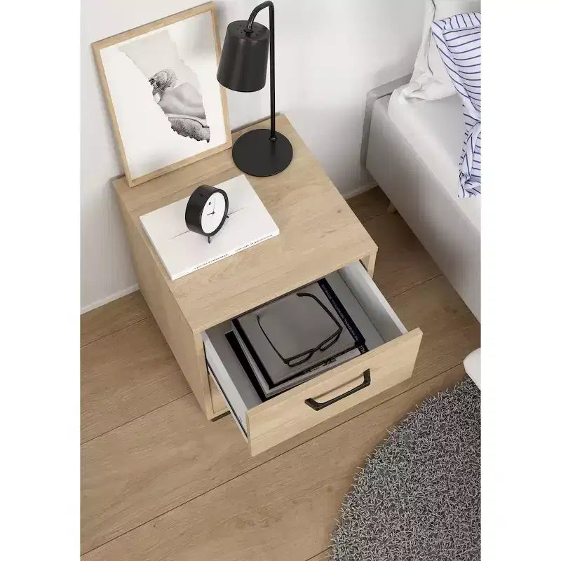 Tvilum, Sofia 2 Drawer Nightstand, Jackson Hickory