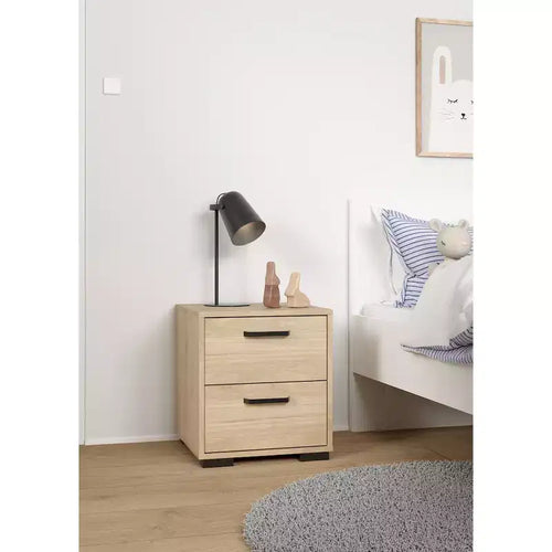 2-Drawer Nightstand in Jackson Hickory