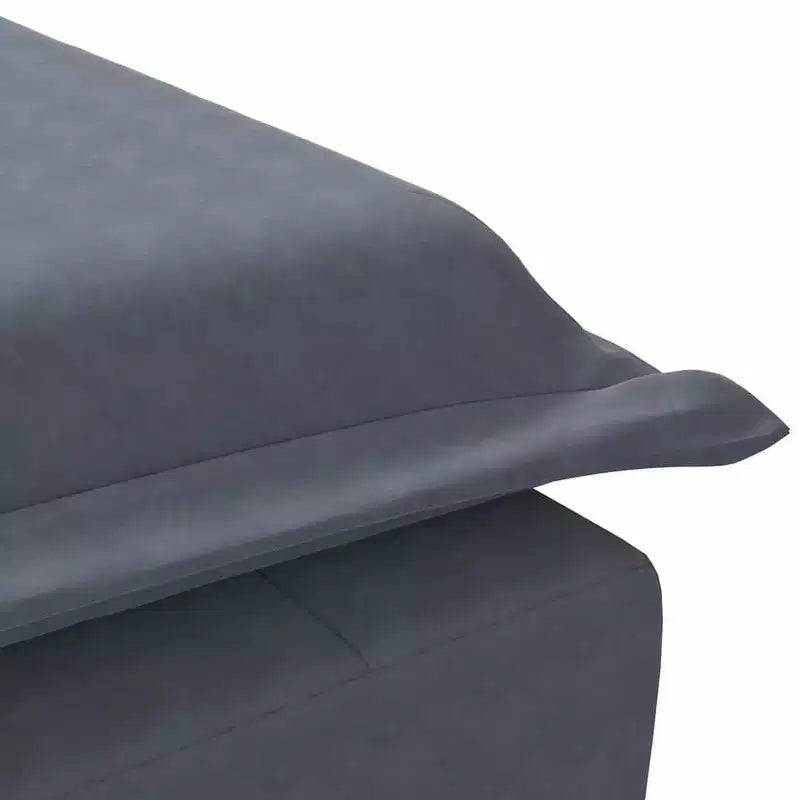 vidaXL Massage Chaise Lounge Dark Grey