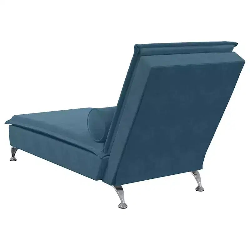 vidaXL Massage Chaise Lounge Dark Grey