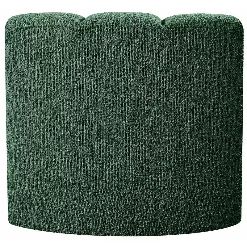 Meridian Furniture Arc Boucle Fabric Curved Corner Chair